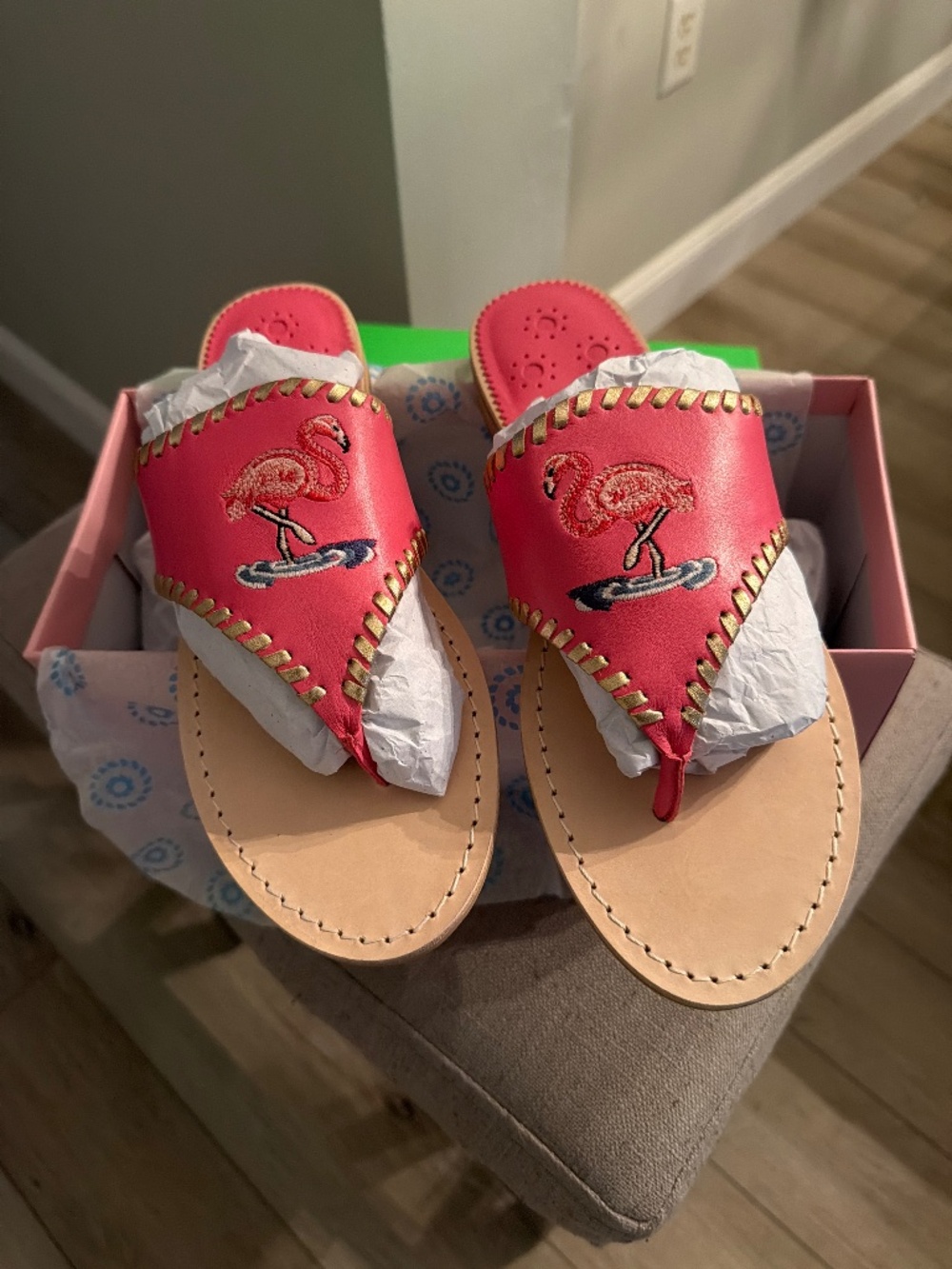 Jack Rogers Embroidered Sandals